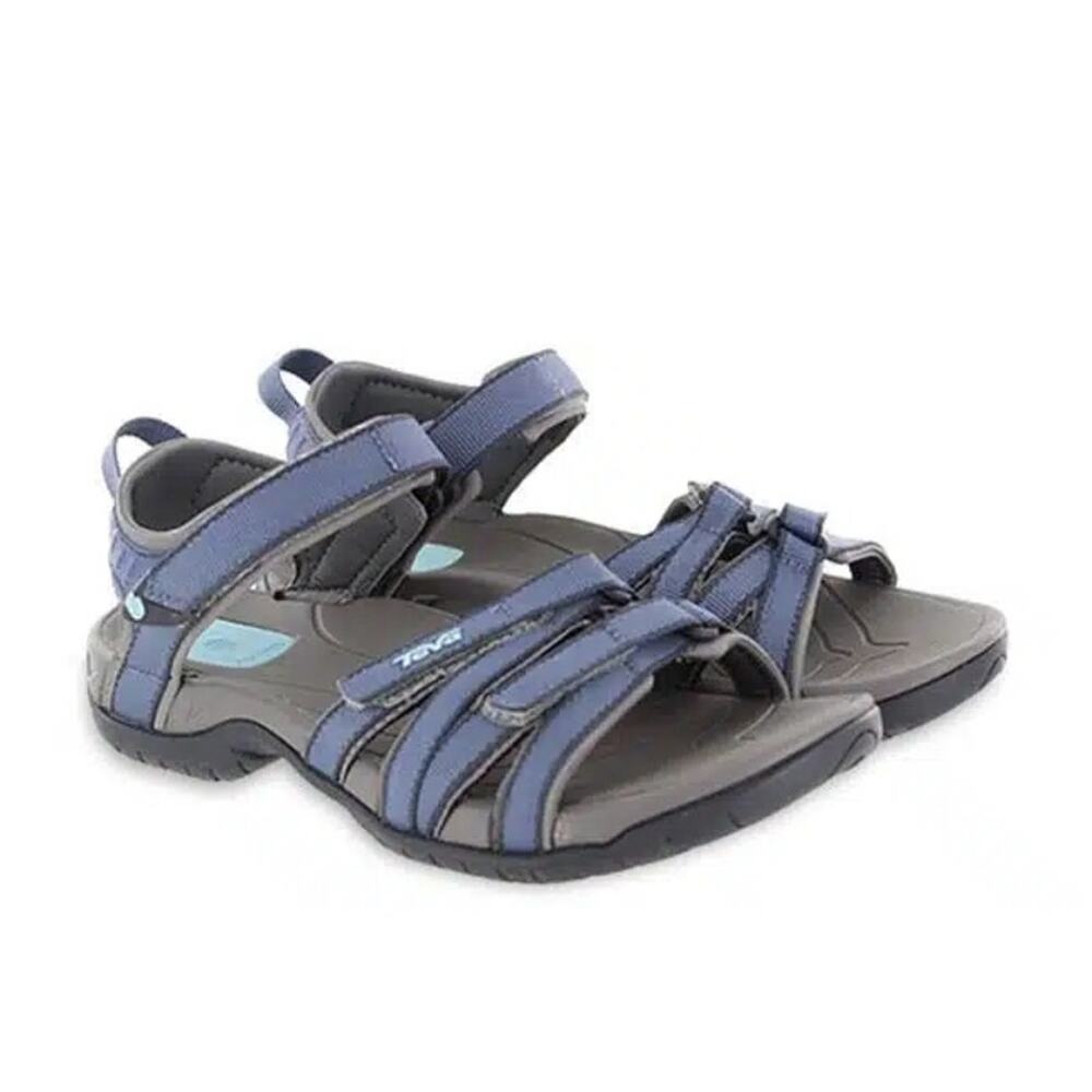 Teva Women's Tirra Sport Water Hiking All Terrain Sandals Blue Gray Size 6 - Picture 2 of 8